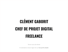Tablet Screenshot of clement-gaborit.com